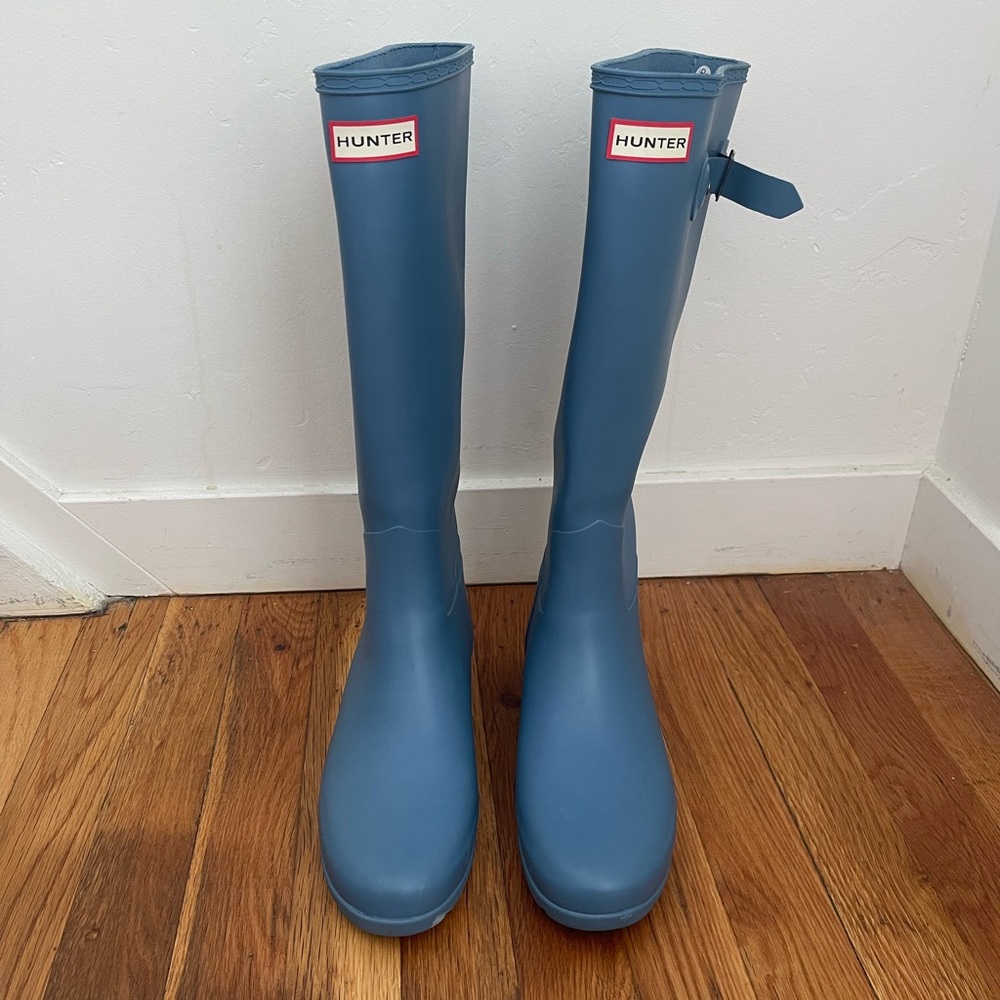 Hunter Classic Blue Rain Boots
